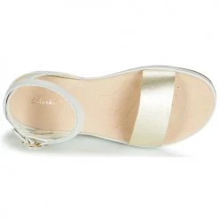 Chaussures Femme Sandales et Nu-pieds Clarks BOTANIC IVY Blanc -Sandales Soldes Boutique 10143031 500 F