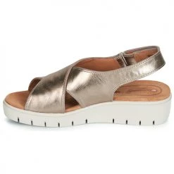 Chaussures Femme Sandales et Nu-pieds Clarks UN KARELY SUN Doré -Sandales Soldes Boutique 10143074 500 D