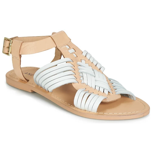 Chaussures Femme Sandales et Nu-pieds André NIRVANA Blanc 1 Chaussures Femme Sandales et Nu-pieds André NIRVANA Blanc