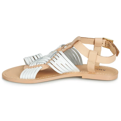 Chaussures Femme Sandales et Nu-pieds André NIRVANA Blanc 4 Chaussures Femme Sandales et Nu-pieds André NIRVANA Blanc – Image 4