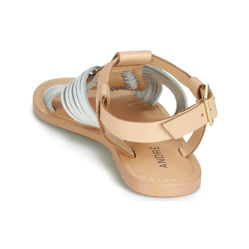 Chaussures Femme Sandales et Nu-pieds André NIRVANA Blanc 5 Chaussures Femme Sandales et Nu-pieds André NIRVANA Blanc – Image 5