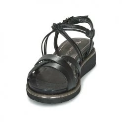 Chaussures Femme Sandales et Nu-pieds Tamaris EDA Noir -Sandales Soldes Boutique 10615479 500 C