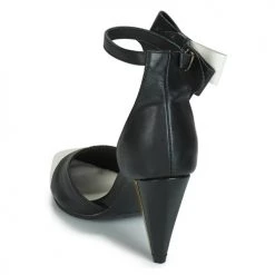 Chaussures Femme Sandales et Nu-pieds Lola Ramona RAMONA Noir / Blanc -Sandales Soldes Boutique 10714288 500 E
