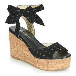 Chaussures Femme Sandales et Nu-pieds Lola Ramona NINA Noir