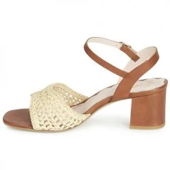 Chaussures Femme Sandales et Nu-pieds Miss L'Fire MIRO Marron -Sandales Soldes Boutique 10862297 500 D