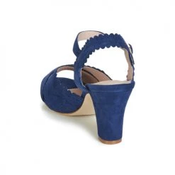 Chaussures Femme Sandales et Nu-pieds Miss L'Fire BEATRIZ Bleu -Sandales Soldes Boutique 10862301 500 E