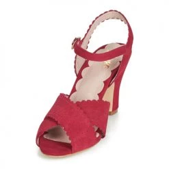 Chaussures Femme Sandales et Nu-pieds Miss L'Fire BEATRIZ Rouge -Sandales Soldes Boutique 10862302 500 C
