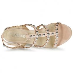 Chaussures Femme Sandales et Nu-pieds Cassis Côte d'Azur COTI Beige -Sandales Soldes Boutique 11088065 500 F