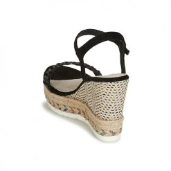 Chaussures Femme Sandales et Nu-pieds Cassis Côte d'Azur CASSANDRA Noir -Sandales Soldes Boutique 11088076 500 E