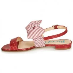 Chaussures Femme Sandales et Nu-pieds Paco Gil BOMBAY Rouge -Sandales Soldes Boutique 11306016 500 D