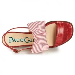 Chaussures Femme Sandales et Nu-pieds Paco Gil BOMBAY Rouge -Sandales Soldes Boutique 11306016 500 F