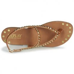 Chaussures Femme Sandales et Nu-pieds Replay CULT Marron -Sandales Soldes Boutique 11321206 500 F