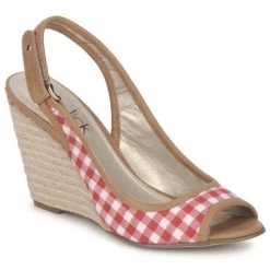 Chaussures Femme Sandales et Nu-pieds StylistClick INES Jude / Naturel Rouge
