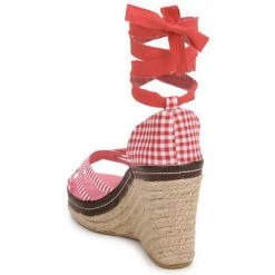 Chaussures Femme Sandales et Nu-pieds StylistClick ANGELA Rouge -Sandales Soldes Boutique 117967 500 E