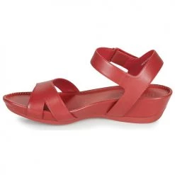 Chaussures Femme Sandales et Nu-pieds Camper MICRO Rouge -Sandales Soldes Boutique 11818419 500 D