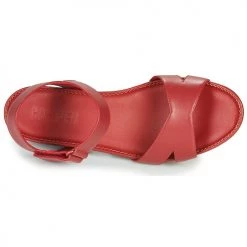 Chaussures Femme Sandales et Nu-pieds Camper MICRO Rouge -Sandales Soldes Boutique 11818419 500 F