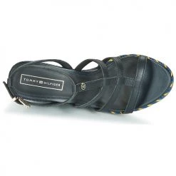 Chaussures Femme Sandales et Nu-pieds Tommy Hilfiger VANCOUVER 7A Marine -Sandales Soldes Boutique 11866527 500 F