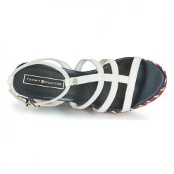 Chaussures Femme Sandales et Nu-pieds Tommy Hilfiger VANCOUVER 7A Blanc -Sandales Soldes Boutique 11866529 500 F