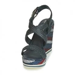 Chaussures Femme Sandales et Nu-pieds Tommy Hilfiger VANCOUVER 9Y Marine -Sandales Soldes Boutique 11866534 500 C