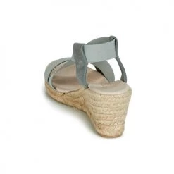 Chaussures Femme Sandales et Nu-pieds Casual Attitude JALAYEBE Gris -Sandales Soldes Boutique 11914523 500 E