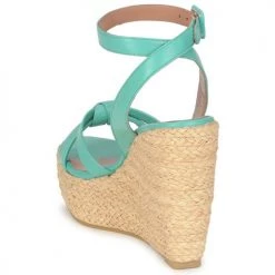 Chaussures Femme Sandales et Nu-pieds Robert Clergerie DEBA Pacifique / Naturel -Sandales Soldes Boutique 120248 500 E