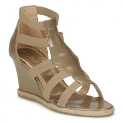 Chaussures Femme Sandales et Nu-pieds Amalfi by Rangoni LEMA Vernice / Taupe