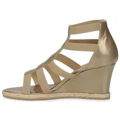 Chaussures Femme Sandales et Nu-pieds Amalfi by Rangoni LEMA Vernice / Taupe -Sandales Soldes Boutique 120300 500 D