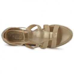 Chaussures Femme Sandales et Nu-pieds Amalfi by Rangoni LEMA Vernice / Taupe -Sandales Soldes Boutique 120300 500 F