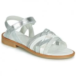 Chaussures Fille Sandales et Nu-pieds Citrouille et Compagnie JARILOU Argenté