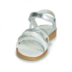 Chaussures Fille Sandales et Nu-pieds Citrouille et Compagnie JARILOU Argenté -Sandales Soldes Boutique 12100679 500 C