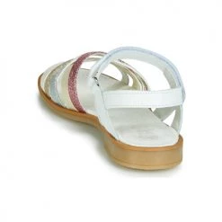 Chaussures Fille Sandales et Nu-pieds Citrouille et Compagnie JARILOU Blanc -Sandales Soldes Boutique 12100681 500 E