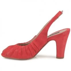 Chaussures Femme Sandales et Nu-pieds Janet&Janet PEONIA PLISA Rouge -Sandales Soldes Boutique 122154 500 D