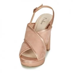 Chaussures Femme Sandales et Nu-pieds Menbur VILLALBA Rose gold -Sandales Soldes Boutique 12218470 500 C