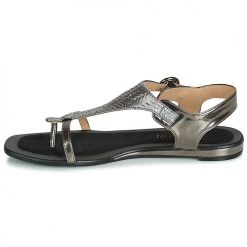 Chaussures Femme Sandales et Nu-pieds JB Martin ARMOR Noir / Argenté -Sandales Soldes Boutique 12270422 500 D