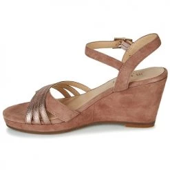 Chaussures Femme Sandales et Nu-pieds JB Martin QUOLIDAYS Camel -Sandales Soldes Boutique 12270431 500 D