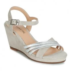 Chaussures Femme Sandales et Nu-pieds JB Martin QUOLIDAYS Gris