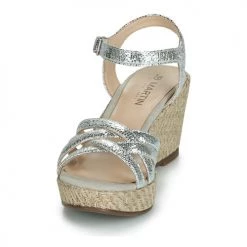 Chaussures Femme Sandales et Nu-pieds JB Martin DAME Argenté -Sandales Soldes Boutique 12270441 500 C