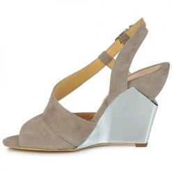 Chaussures Femme Sandales et Nu-pieds Charles Jourdan PALOMA Vison -Sandales Soldes Boutique 123519 500 D