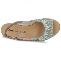 Chaussures Femme Sandales et Nu-pieds Sans Interdit RICO Multicolore -Sandales Soldes Boutique 123667 500 F