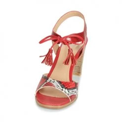 Chaussures Femme Sandales et Nu-pieds Perlato RUBY Rouge -Sandales Soldes Boutique 12397362 500 C