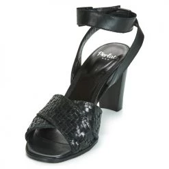 Chaussures Femme Sandales et Nu-pieds Perlato DOMINIKA Noir -Sandales Soldes Boutique 12397374 500 C