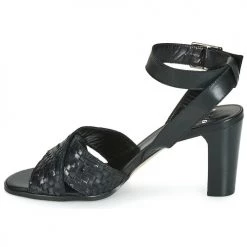 Chaussures Femme Sandales et Nu-pieds Perlato DOMINIKA Noir -Sandales Soldes Boutique 12397374 500 D