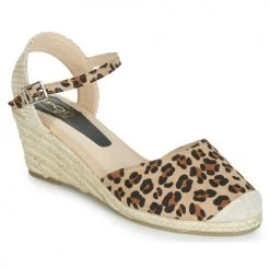Chaussures Femme Sandales et Nu-pieds Spot on F2274 Léopard