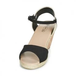 Chaussures Femme Sandales et Nu-pieds Spot on F2265 Noir -Sandales Soldes Boutique 12398796 500 C