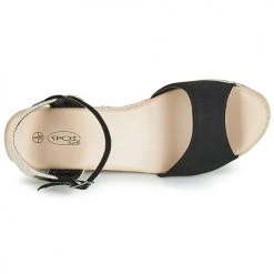 Chaussures Femme Sandales et Nu-pieds Spot on F2265 Noir -Sandales Soldes Boutique 12398796 500 F