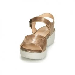 Chaussures Femme Sandales et Nu-pieds Stonefly AQUA III 2 LAMINATED Doré -Sandales Soldes Boutique 12398809 500 C