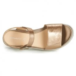 Chaussures Femme Sandales et Nu-pieds Stonefly AQUA III 2 LAMINATED Doré -Sandales Soldes Boutique 12398809 500 F