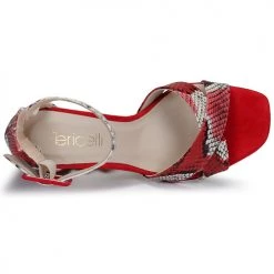 Chaussures Femme Sandales et Nu-pieds Fericelli JEZI Rouge -Sandales Soldes Boutique 12442927 500 F