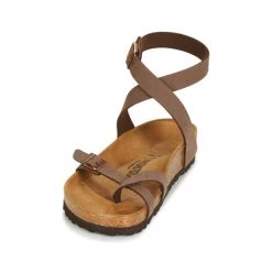 Chaussures Femme Sandales et Nu-pieds Birkenstock YARA Marron -Sandales Soldes Boutique 12556820 500 C