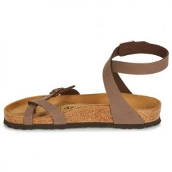 Chaussures Femme Sandales et Nu-pieds Birkenstock YARA Marron -Sandales Soldes Boutique 12556820 500 D